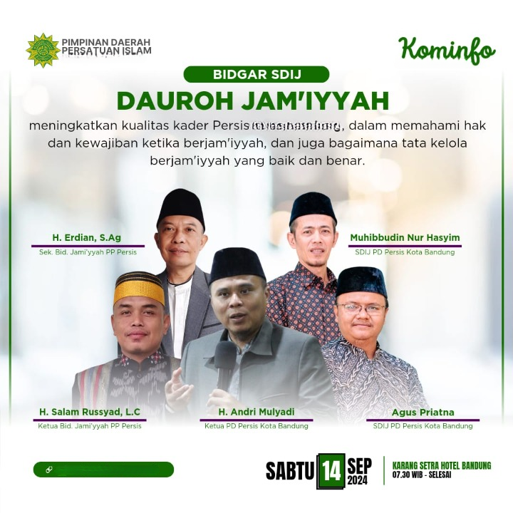 Dauroh Jamiyyah SDIJ PD PERSIS Kabupaten Temanggung